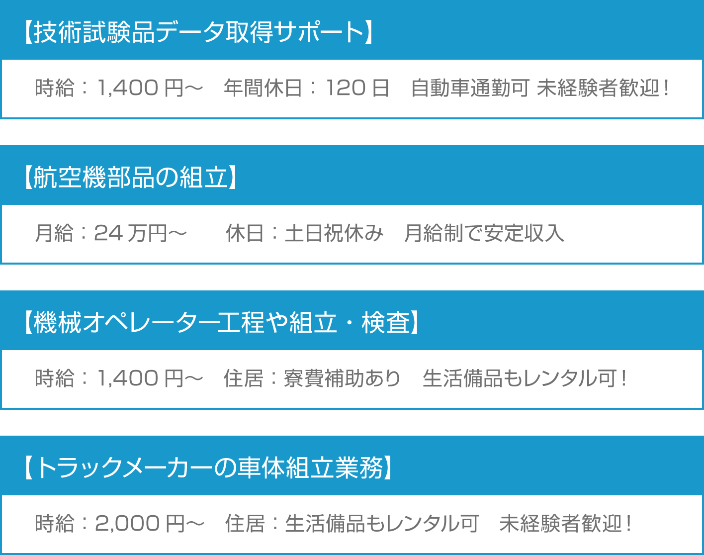 求人一例